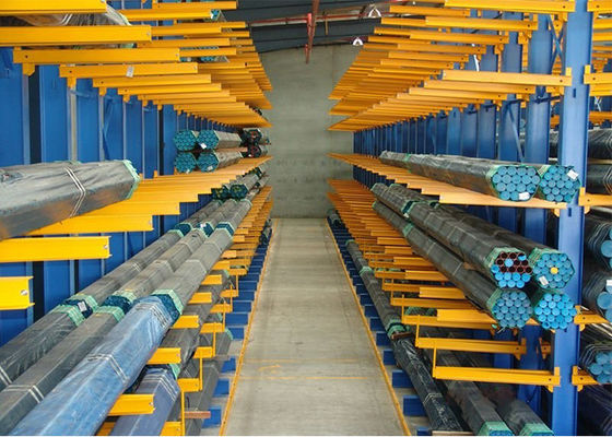 Kwaliteit  Heavy Duty Industrial Cantilever Pallet Racking For / Timber /  Lumber / Long Pipes fabriek