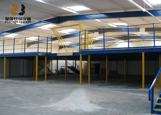 Kwaliteit  Multi Level Safety Industrial Mezzanine Floors Epoxy Powder Coated fabriek