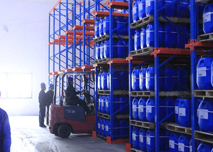 Dubbele ingang in industriële planken voor palletopslag met een hoge dichtheid