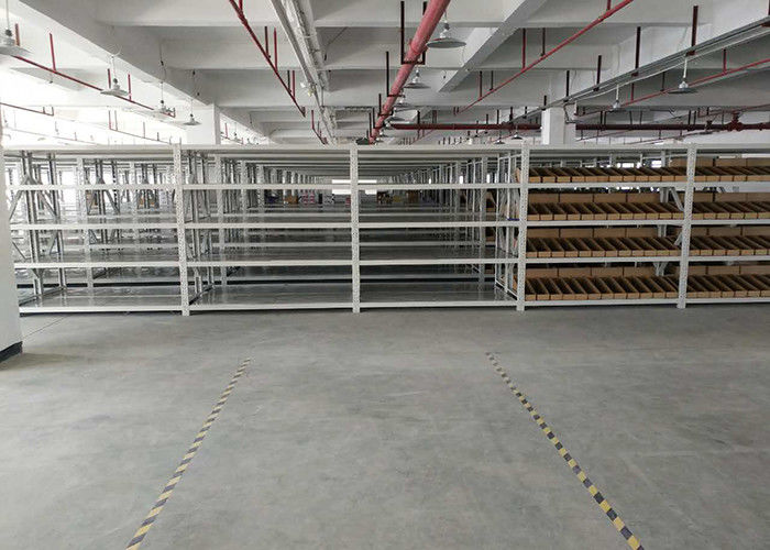 Multi Level Industrial Steel Storage Racks ODM / OEM Pallet Rack Ondersteund Mezzanine