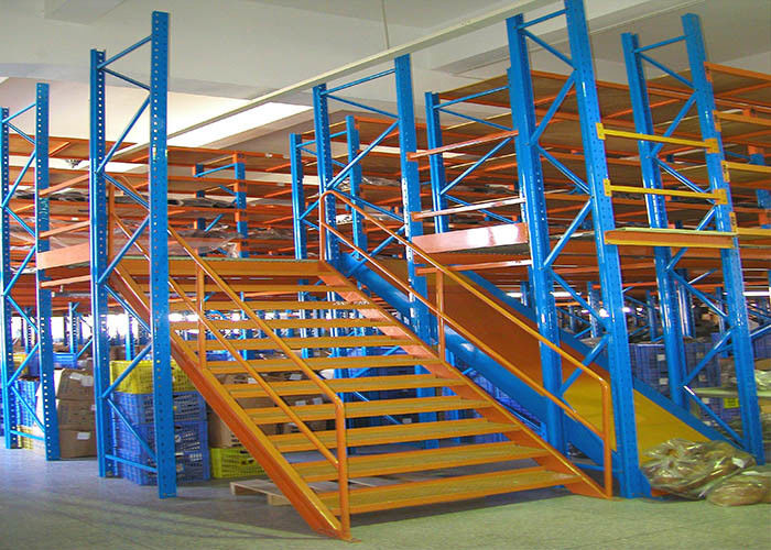 Mezzanine-planken voor industriële opslag op meerdere niveaus