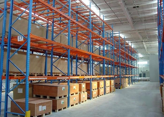 Multilevel zware industriële palletrekken, koudgewalste stalen opslagrekken