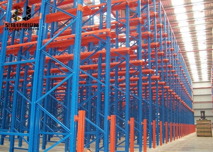 Gecombineerd met elektrisch coated Custom Size 2000-6500 mm Height Pallet Rack Gravity Shelves