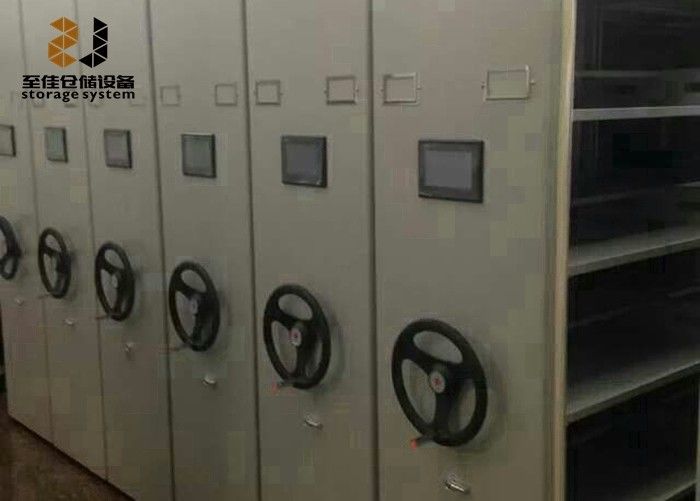 Veiligheids slot 6 lagen mobiele opslagsystemen met hoge dichtheid voor kantoor / bank