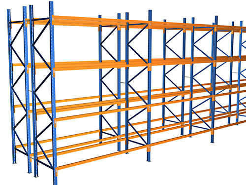 6000 mm hoog lange span zware opslagrekken met poedercoat verf afwerking