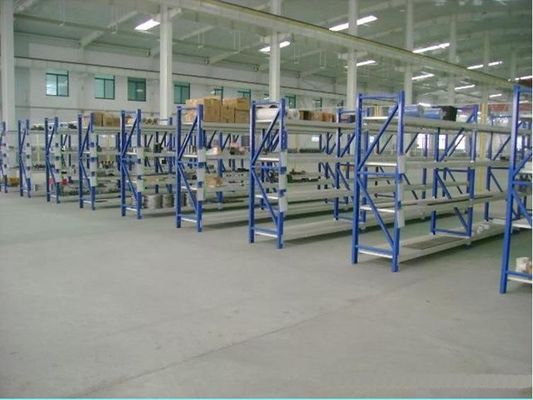 Middelgrote industriële opslagrekken van staal 500 kg/laag