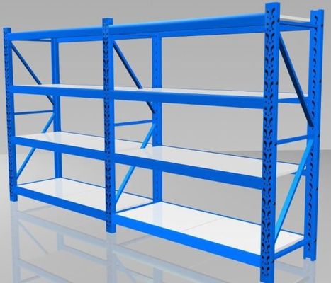 Lichtgewicht Commerciële Stalen Multi-Level Doorloop Palletstelling
