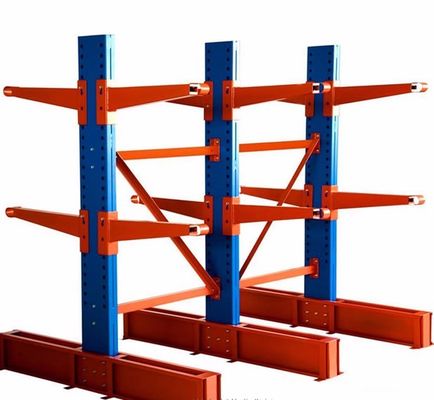 Multi Tier Carbon Steel Cantilever Pallet Racking High Load Capacity voor industriële gebruik
