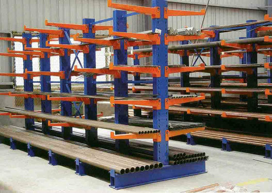 Multi Tier Carbon Steel Cantilever Pallet Racking High Load Capacity voor industriële gebruik