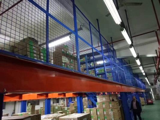 Op maat gemaakte industriële mezzaninevloeren Multi Level Pallet Rack Mezzanine Systemen