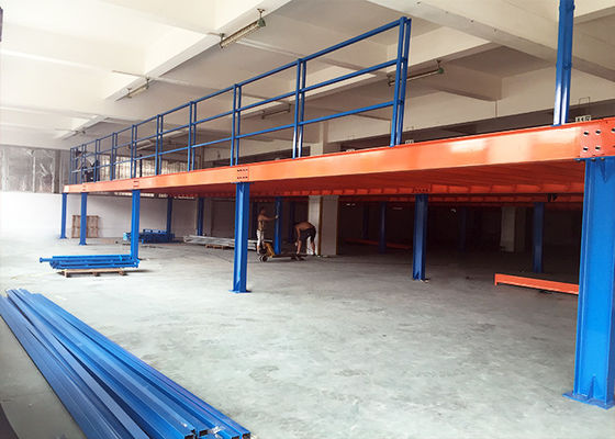 Zware metaal industriële mezzanine vloeren voor magazijnen / kantoren