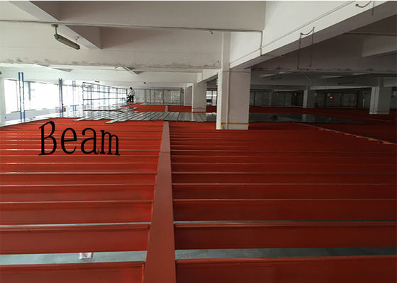 Zware metaal industriële mezzanine vloeren voor magazijnen / kantoren