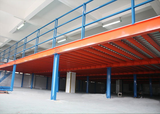 Duurzame rack ondersteunde mezzanine vloer industriële mezzanine systemen