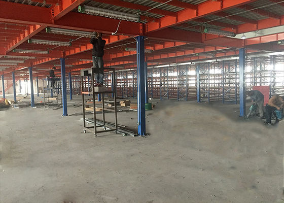 Duurzame rack ondersteunde mezzanine vloer industriële mezzanine systemen