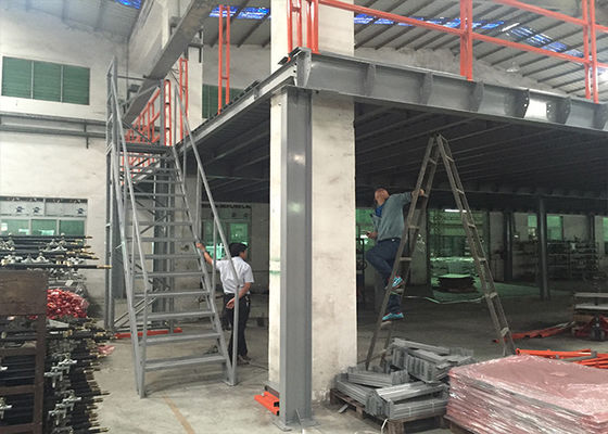 Vrijstaande industriële mezzanine vloeren