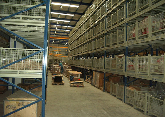 Multi Level Heavy Duty Storage Rack High Strength Steel Pallet Racking Voor magazijnen
