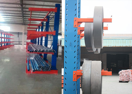Poedercoating Structural Steel Storage Racks Warehouse Cantilever Racking Systems