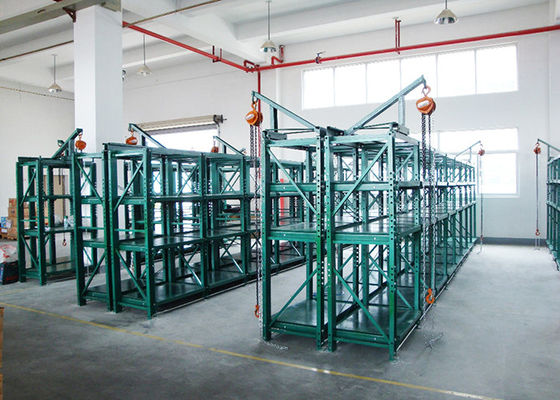 Industriële stalen schimmelopslagrekken Schuifkast Type Voor het opslaan van schimmel / gereedschap