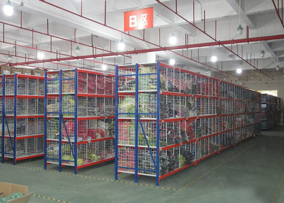 Verstelbare metalen planken voor middelgrote werkzaamheden, stalen planksysteem voor magazijnen