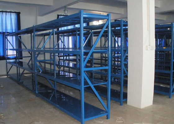 Warehouse Steel Medium Duty Storage Rack met rechtopstaand frame en balken OEM service