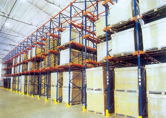 Staal Q235B Industrieel Paletrek Regal, Drive Through Palet Rack System