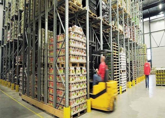 Staal Q235B Industrieel Paletrek Regal, Drive Through Palet Rack System