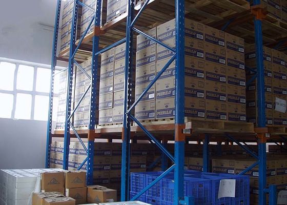 Zware aandrijving in palletrekken 1000-4000 kg/niveau Industriële staalrekken