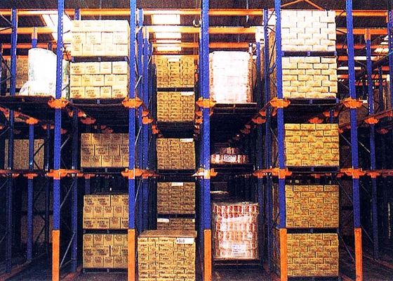 Zware aandrijving in palletrekken 1000-4000 kg/niveau Industriële staalrekken