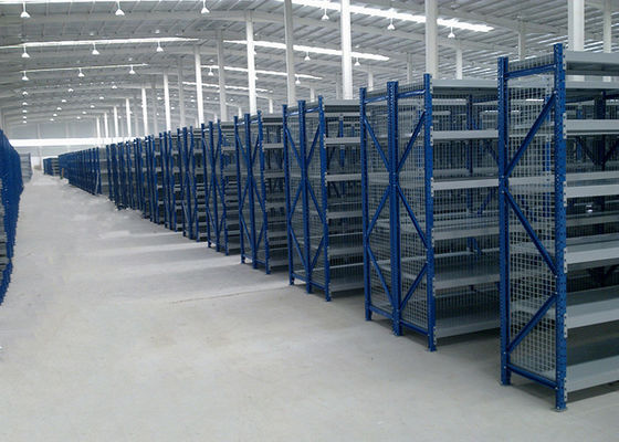 Industrial Light Duty Storage Rack System Poedercoating Finish 100kg-120kg/laag