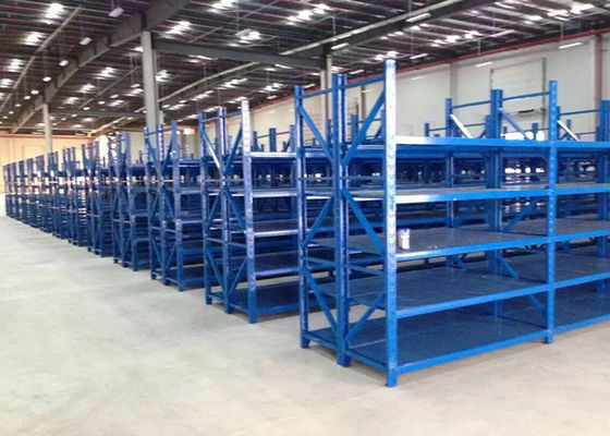 Industrial Light Duty Storage Rack System Poedercoating Finish 100kg-120kg/laag