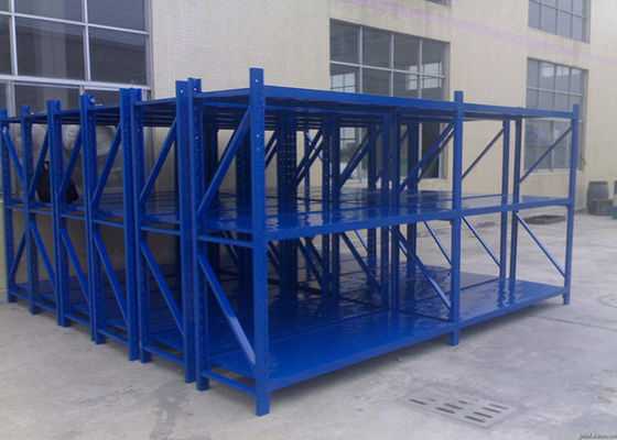 Industrial Light Duty Storage Rack System Poedercoating Finish 100kg-120kg/laag