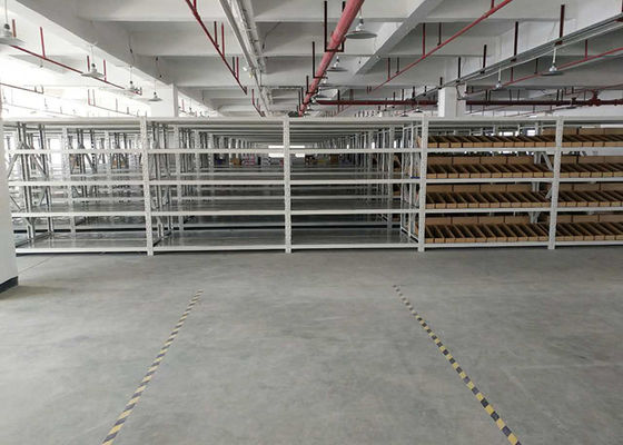 Multi Level Industrial Steel Storage Racks ODM / OEM Pallet Rack Ondersteund Mezzanine
