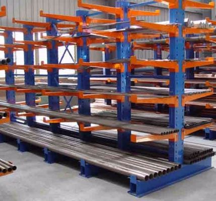Multi Tier Carbon Steel Cantilever Pallet Racking High Load Capacity voor industriële gebruik
