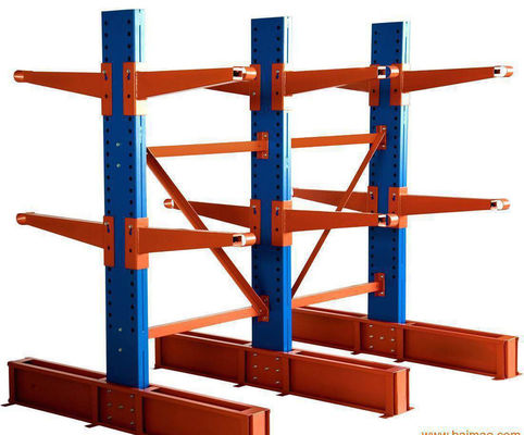 Multi Tier Carbon Steel Cantilever Pallet Racking High Load Capacity voor industriële gebruik
