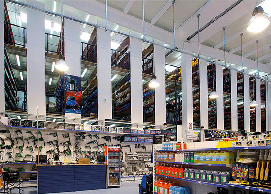 Paletrek ondersteund mezzanine, staal magazijn mezzanine vloeren voor opslag