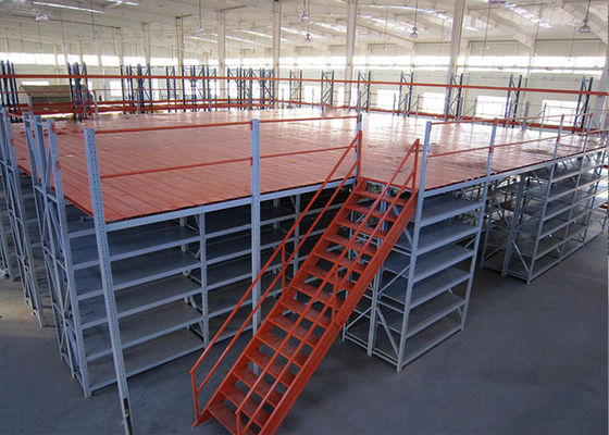 Multi-tier Structural Steel Mezzanine, Rack Supported Storage Mezzanine Platforms