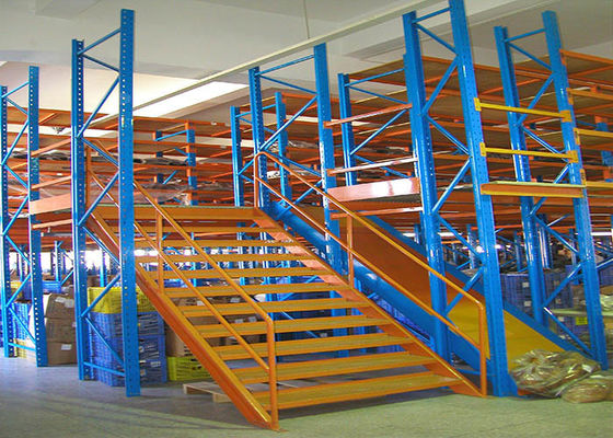 Mezzanine-planken voor industriële opslag op meerdere niveaus