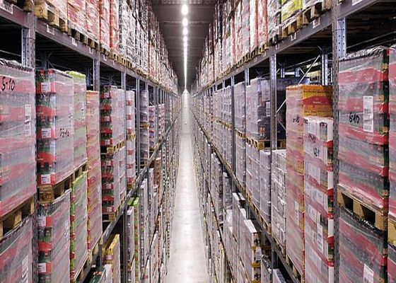 Duurzame industriële opslagrekken voor staal, corrosiebescherming, metalen palletrekken