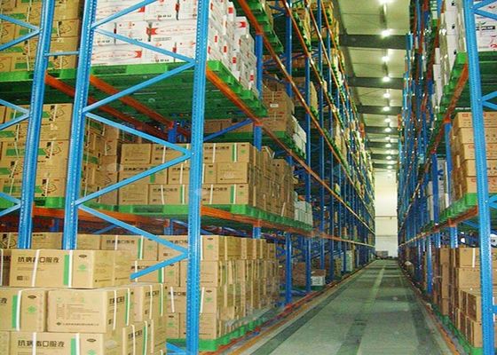 Verstelbaar palletopslagsysteem voor zware pallets van staal voor magazijnen
