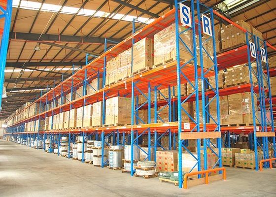 1500 kg/pallet Industriële staalopslagrekken Zware opslagrekken voor pakhuizen