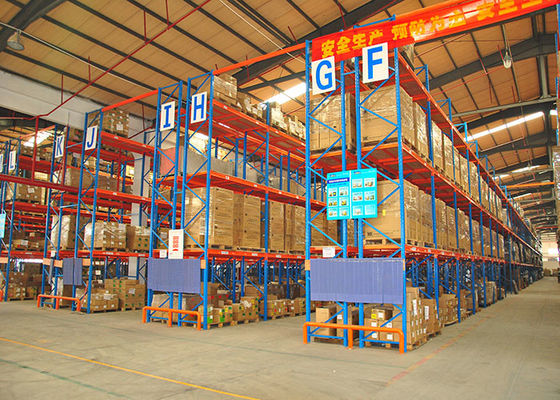 1500 kg/pallet Industriële staalopslagrekken Zware opslagrekken voor pakhuizen