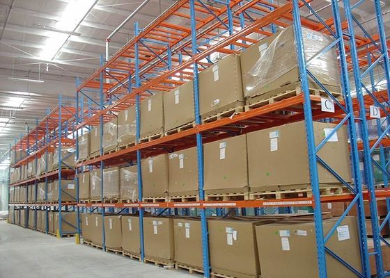 Multilevel zware industriële palletrekken, koudgewalste stalen opslagrekken