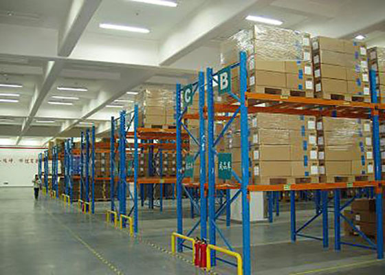 Industriële metalen pallet opslag planken systeem eenheden 3000 kg per niveau