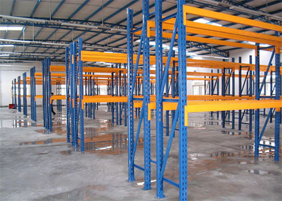 Verstelbare industriële opslagrekken van staal 1000 kg/pallet Dubbele diep palletrekken