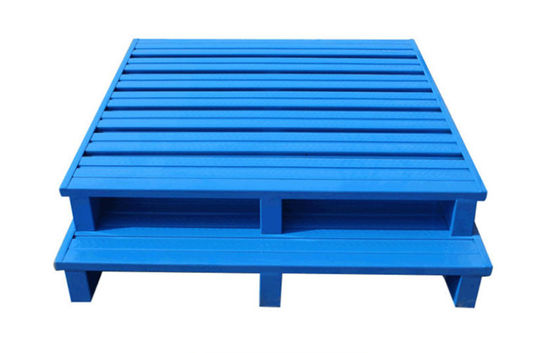 Zwaar uitgevoerde gegalvaniseerde stalen pallet (2000-4000 kg statische belasting) voor opslag van zware goederen in magazijnen