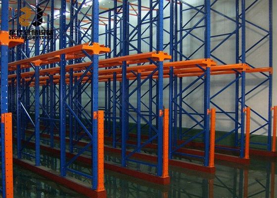 500-4000 kg/pallet In- en doorrijden van de rek