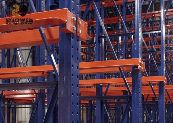 Poedercoating voor unified palletised goods gebruik drive in racking
