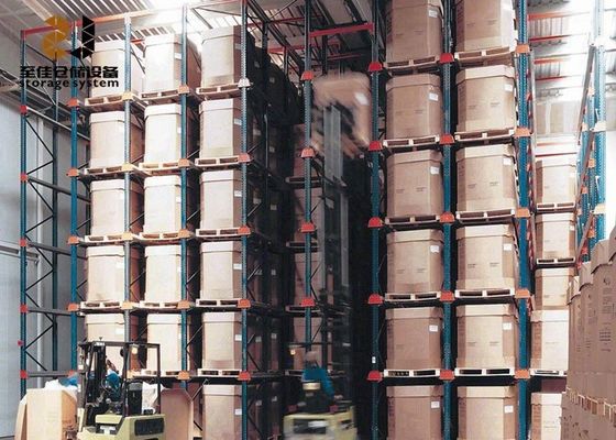 Drank industrieel planksystemen poedercoating smalle gang pallet rekken