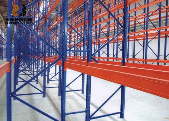 Warehouse High Density Palet Racking System, Palet Flow Racking Systems samenstellen