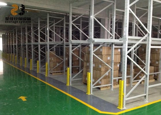 Poedercoating / galvaniseringsdrive in racks magazijn